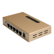 5-port 100Mbps Switch Wall Mounted Enterprise Metal Network Hub Splitter Fast Ethernet Switch