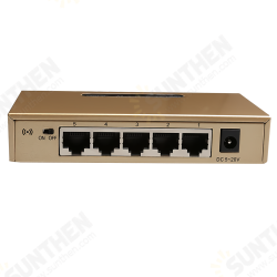 5-port 100Mbps Switch Wall Mounted Enterprise Metal Network Hub Splitter Fast Ethernet Switch 5-port 100Mbps Switch Wall Mounted Enterprise Metal Network Hub Splitter Fast Ethernet Switch