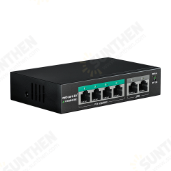 S6P 6-Ports 100M POE Switch 30W Metal 4Port POE+2Port Uplink Ethernet Switch Special for Security Monitoring Engineering S6P 6-Ports 100M POE Switch 30W Metal 4Port POE+2Port Uplink Ethernet Switch Special for Security Monitoring Engineering