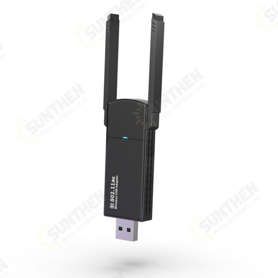 1300M Dual Band Gigabit 5G USB Wireless Network Card Computer Drive-free Wifi Receiver