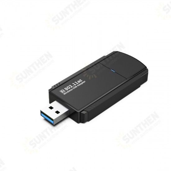 1300M Dual Band Gigabit 5G USB Wireless Network Card Computer Drive-free Wifi Receiver