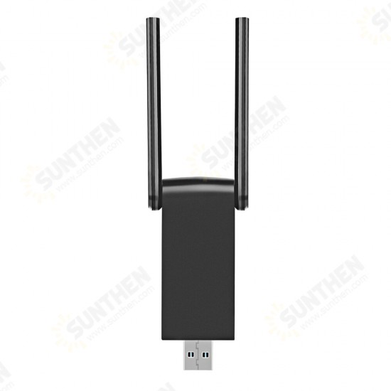 1300Mbps USB3.0 WiFi Adapter 802.11ac Dual Band 2* 5dBi Antenna Wireless Network Card WiFi Dongle Transmitter Receiver