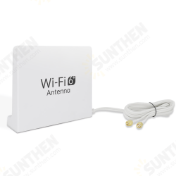 6dBi High Gain WiFi6 Antenna Dual Band 2.4G 5G WiFi RPSMA Male Connector Antenna Magnetic Base 1.5m Cable 6dBi High Gain WiFi6 Antenna Dual Band 2.4G 5G WiFi RPSMA Male Connector Antenna Magnetic Base 1.5m Cable