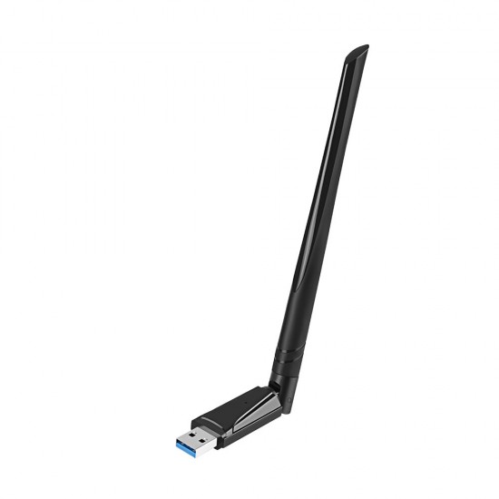 AC-1300Mbps USB3.0 Dual Band 2.4G/5.8G Wireless Adapter Network Card 5dB External Antenna Gigabit WiFi Transmitter Receiver