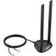 2.4G + 5G Dual Band 6dbi Wireless High Gain Antenna Base RP-SMA Connector for Wireless Router Network Card