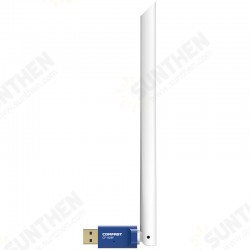 CF-826F USB 2.0 Wireless Network Card 300Mbps Portable Drive-free WIFI Receiver Transmitter for Desktop Computer Laptop PC CF-826F USB 2.0 Wireless Network Card 300Mbps Portable Drive-free WIFI Receiver Transmitter for Desktop Computer Laptop PC