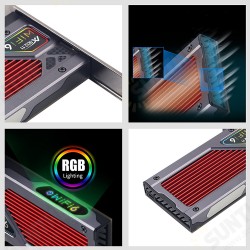 FV-AXE3000 Wifi 6E AX210 RGB bluetooth 5.2 Wireless Gaming Network Card PC 5374Mbps 3 Band 2.4G/5GHz/6G Wifi Receiver FV-AXE3000 Wifi 6E AX210 RGB bluetooth 5.2 Wireless Gaming Network Card PC 5374Mbps 3 Band 2.4G/5GHz/6G Wifi Receiver
