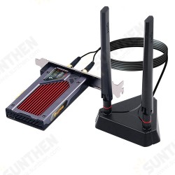 FV-AXE3000 Wifi 6E AX210 RGB bluetooth 5.2 Wireless Gaming Network Card PC 5374Mbps 3 Band 2.4G/5GHz/6G Wifi Receiver FV-AXE3000 Wifi 6E AX210 RGB bluetooth 5.2 Wireless Gaming Network Card PC 5374Mbps 3 Band 2.4G/5GHz/6G Wifi Receiver