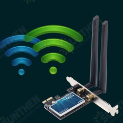 Wireless Dual Band PCIe WiFi Adapter Network Card 1200Mbps 2.4GHz 5GHz bluetooth 4.0 Card for Windows 7/8/10 Wireless Dual Band PCIe WiFi Adapter Network Card 1200Mbps 2.4GHz 5GHz bluetooth 4.0 Card for Windows 7/8/10