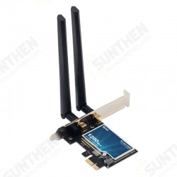 Wireless Dual Band PCIe WiFi Adapter Network Card 1200Mbps 2.4GHz 5GHz bluetooth 4.0 Card for Windows 7/8/10 Wireless Dual Band PCIe WiFi Adapter Network Card 1200Mbps 2.4GHz 5GHz bluetooth 4.0 Card for Windows 7/8/10
