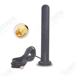 GSM GPRS 3G 4G 5G High Gain All Band SMA Male Antenna Waterproof 15DBI 600-6000mhz Sucker Antenna GSM GPRS 3G 4G 5G High Gain All Band SMA Male Antenna Waterproof 15DBI 600-6000mhz Sucker Antenna