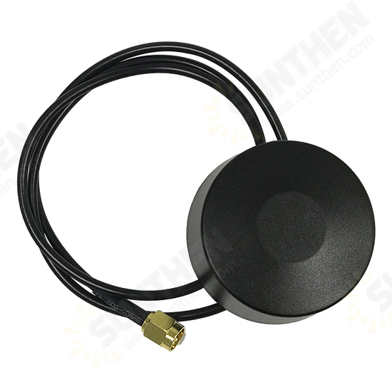 Magnetic 4G LTE Cabinet Antenna 2dbi Waterproof with 0.6/1/2m Extension Cable SMA Male Connector