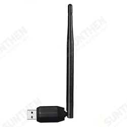 Urant 150M USB WiFi Adapter Wireless Network Card 5Dbi Antenna Portable External WiFi Receiver Drive UNT-009 Urant 150M USB WiFi Adapter Wireless Network Card 5Dbi Antenna Portable External WiFi Receiver Drive UNT-009
