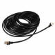 Black Cat7 28AWG High Speed Pure Copper Core Networking Cable Cat7 Cable LAN Network RJ45 Patch Cord 10 Gbps 8-Core Pure Copper
