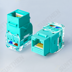 CAT6 Network Module Tool-free RJ45 Connector Cable Adapter RJ45 Ethernet Modular Plug CAT6 Network Module Tool-free RJ45 Connector Cable Adapter RJ45 Ethernet Modular Plug