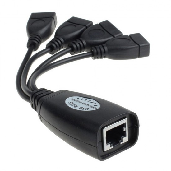USB Extender USB to RJ45 Signal Extension Cable 50m Signal Amplifier Network Adapter Yunnmaoer 768