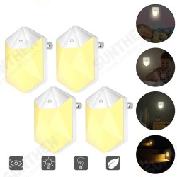 0.5W 6 LED Light-controlled Night Light Wall Hallway Bathroom Bedroom Kid Warm White Lamp AC110-240V 0.5W 6 LED Light-controlled Night Light Wall Hallway Bathroom Bedroom Kid Warm White Lamp AC110-240V