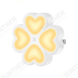 0.5W Light Sensor LED Night Wall Lamp Plug-in For Baby Kid Bedroom Home AC100-240V 0.5W Light Sensor LED Night Wall Lamp Plug-in For Baby Kid Bedroom Home AC100-240V