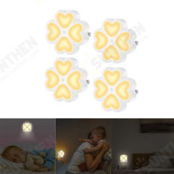 0.5W Light Sensor LED Night Wall Lamp Plug-in For Baby Kid Bedroom Home AC100-240V 0.5W Light Sensor LED Night Wall Lamp Plug-in For Baby Kid Bedroom Home AC100-240V