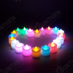 1 Pcs Led Light Candle Flameless Colorful Tea Candle Lamp Electronic Candle Party Wedding Decor 1 Pcs Led Light Candle Flameless Colorful Tea Candle Lamp Electronic Candle Party Wedding Decor