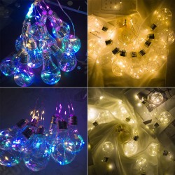 10 Bulbs Light Hanging LED String Light Firefly Party Wedding Home Decoration Romantic 10 Bulbs Light Hanging LED String Light Firefly Party Wedding Home Decoration Romantic