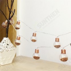 10 LED Bulbs String Lights Fairy Lamp Patio Party Yard Garden Wedding Home Decorative Night Light 10 LED Bulbs String Lights Fairy Lamp Patio Party Yard Garden Wedding Home Decorative Night Light