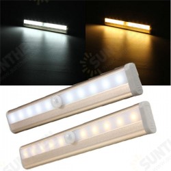 10 LED Cabinet Light PIR Human Body Motion Sensor Lamp Cupboard Closet LED Night Light LED Strip Light 6V 10 LED Cabinet Light PIR Human Body Motion Sensor Lamp Cupboard Closet LED Night Light LED Strip Light 6V