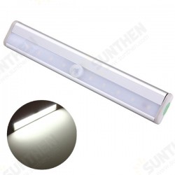 10 LED PIR Motion Sensor Light For Cabinet Wardrobe Bookcase Stairway 10 LED PIR Motion Sensor Light For Cabinet Wardrobe Bookcase Stairway