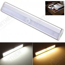 10 LED PIR Motion Sensor Light For Cabinet Wardrobe Bookcase Stairway 10 LED PIR Motion Sensor Light For Cabinet Wardrobe Bookcase Stairway