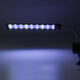 100-240V 10W Clip-on LED Aquarium Light Fish Tank Decoration Lighting Lamp with White & Blue LEDs, Touch Control, 2 Modes