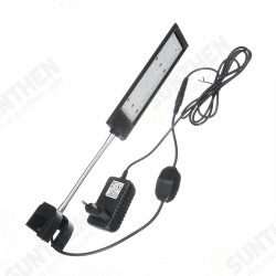 100-240V 7W Clip-on LED Aquarium Light Fish Tank Decoration Lighting Lamp with White & Blue LEDs, Touch Control, 2 Modes 100-240V 7W Clip-on LED Aquarium Light Fish Tank Decoration Lighting Lamp with White & Blue LEDs, Touch Control, 2 Modes