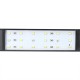 100-240V 7W Clip-on LED Aquarium Light Fish Tank Decoration Lighting Lamp with White & Blue LEDs, Touch Control, 2 Modes