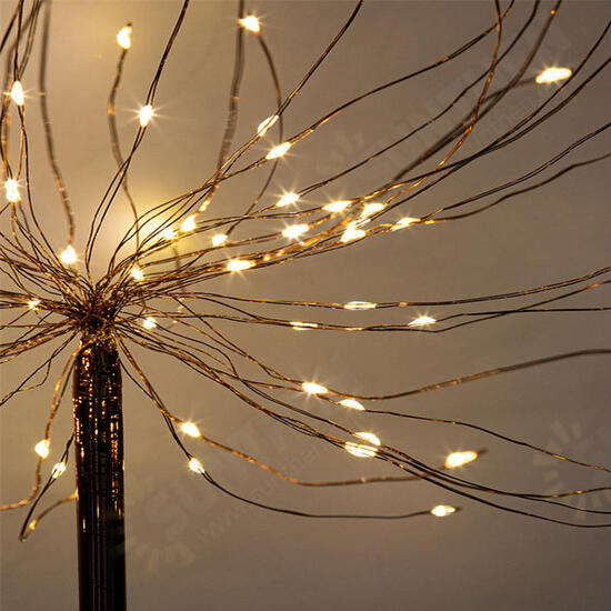 100 LED Dandelions Lamp USB Firework Night Light Garden Wedding Party Christmas