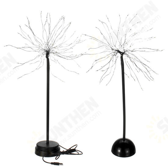 100 LED Dandelions Lamp USB Firework Night Light Garden Wedding Party Christmas