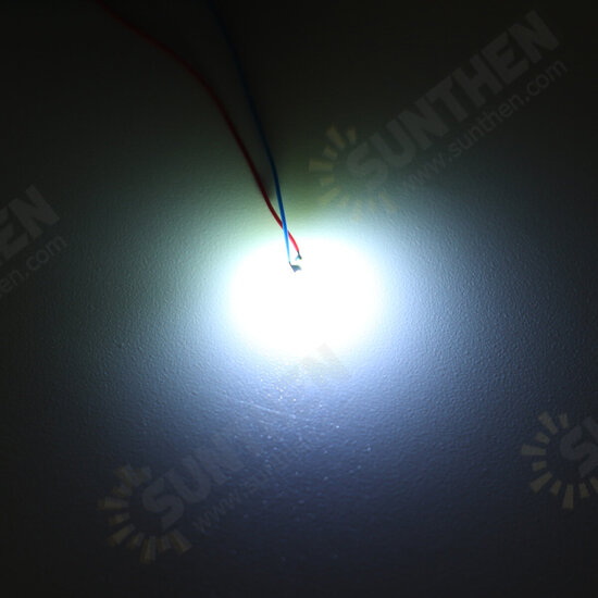 10PCS 30CM 0805/1206/0603/0402 Pre-soldered Micro LED Light With Resistance For Sand Table Model 12V