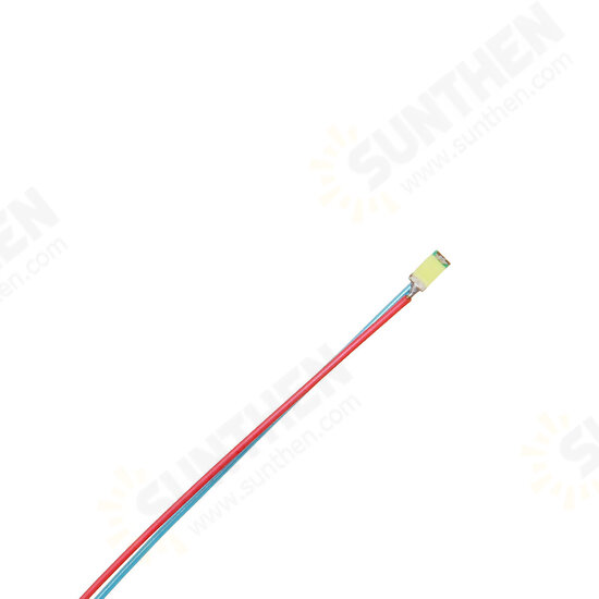 10PCS 30CM 0805/1206/0603/0402 Pre-soldered Micro LED Light With Resistance For Sand Table Model 12V