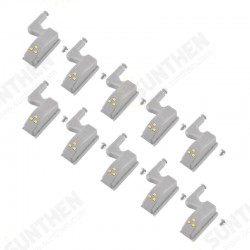 10Pcs LED Sensor Hinge Light Under Cabinet Light Cupboard Inner Hinge Lamp for Wardrobe Closet Kitchen Night Light 10Pcs LED Sensor Hinge Light Under Cabinet Light Cupboard Inner Hinge Lamp for Wardrobe Closet Kitchen Night Light