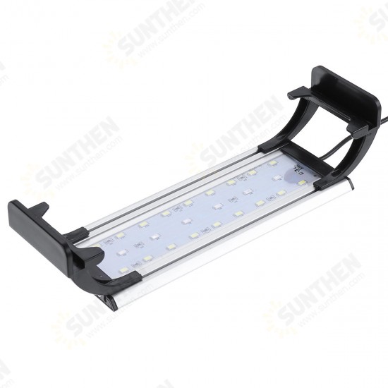 10W 20CM LED Aquarium Light Fish Tank Lamp Diming 3 Modes AC80-240V