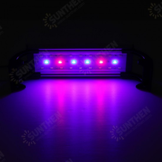 10W 20CM LED Aquarium Light Fish Tank Lamp Diming 3 Modes AC80-240V