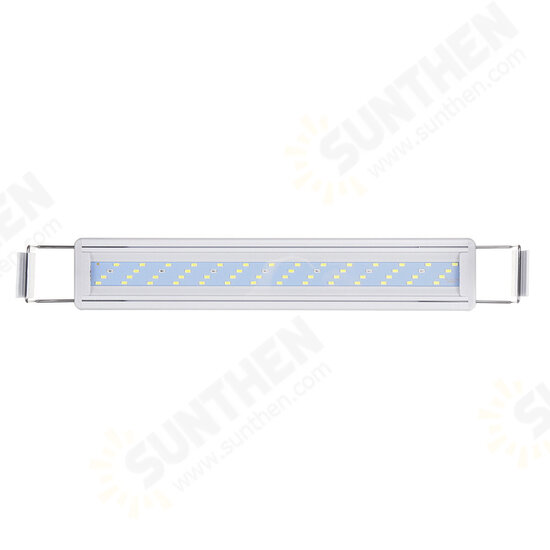 11W LED Fish Tank Light 40CM Aquarium Bracket Clip Light Aquarium Lighting Extendable Aquatic Plant Light for 40-50cm Fish Tank