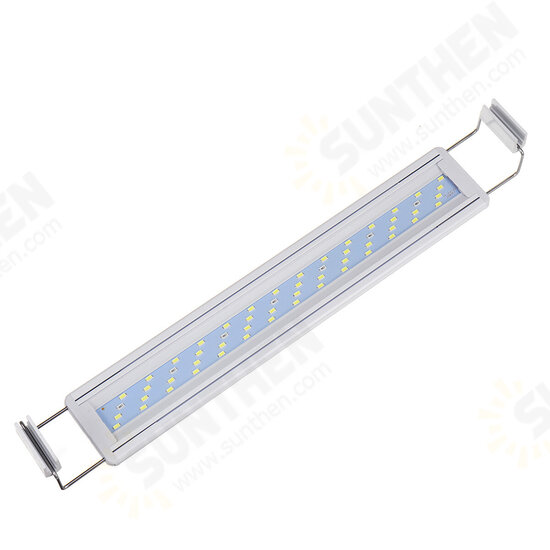 11W LED Fish Tank Light 40CM Aquarium Bracket Clip Light Aquarium Lighting Extendable Aquatic Plant Light for 40-50cm Fish Tank