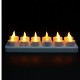 12 LED Night Rechargeable Flameless Candle Light For Xmas Party
