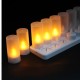 12 LED Night Rechargeable Flameless Candle Light For Xmas Party