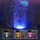 12 LED Submersible Aquarium Bubble Light Air Stone Fish Tank Pump Lamp Remote Control