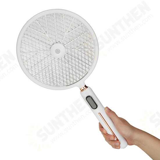 1200mAh Mosquito Killer Lamp Human Body Induction Smart Counting Mosquito Swatter USB Rechargable LED UV Fly Trap