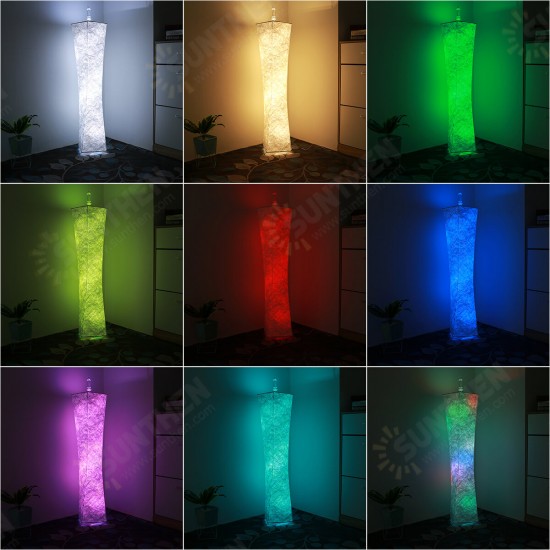 12V LED Floor Lamp Remote Control RGB Color Changing 58inch Height Bulbs for Livingroomish