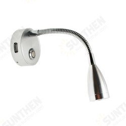 12V Touch Switch USB LED Spot Reading Light Camper Caravan Boat Interior Lamp 12V Touch Switch USB LED Spot Reading Light Camper Caravan Boat Interior Lamp