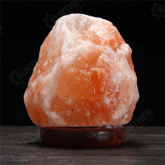 14 X 10CM Himalayan Glow Hand Carved Natural Crystal Salt Night Lamp Table Light With Dimmer Switch