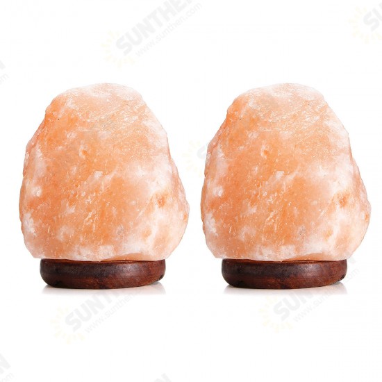 14 X 10CM Himalayan Glow Hand Carved Natural Crystal Salt Night Lamp Table Light With Dimmer Switch