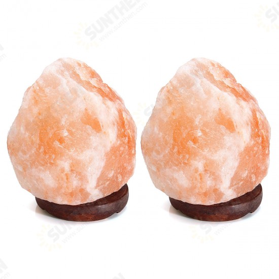 14 X 10CM Himalayan Glow Hand Carved Natural Crystal Salt Night Lamp Table Light With Dimmer Switch